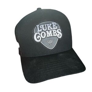 Columbia black and silver Luke Combs trucker SnapBack ball cap hat 🧢 OS